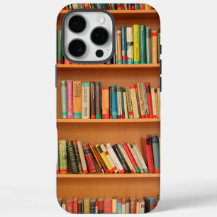 Coques iPhone 16 Pro Max Livres sur Arrière - plan de bibliothèque