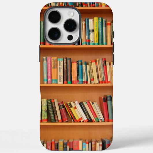 Coques Case-Mate iPhone Livres sur Arrière - plan de bibliothèque (Verso)