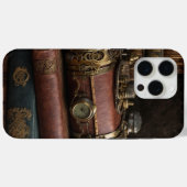Coques Case-Mate iPhone Livres Vintages Steampunk (Verso (horizontal))