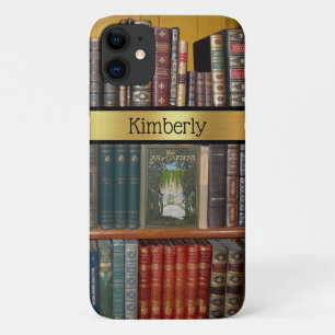 Case-Mate iPhone Case Livres vintages sur le plateau de bibliothèque Per