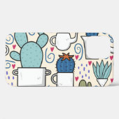 Coques Case-Mate iPhone Llama Cactus : Conception sans fil dessinée à la m (Verso (horizontal))