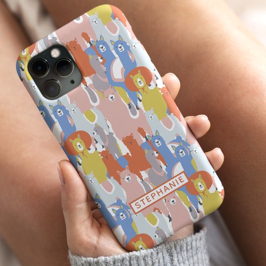 Coques Case-Mate iPhone Llama colorée