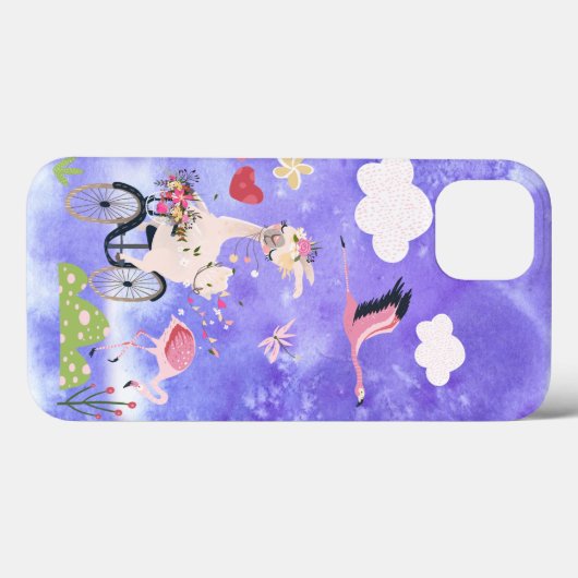 Coques Case-Mate iPhone Llama Day Out Planner (Verso (horizontal))