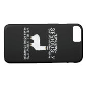 Coques Case-Mate iPhone Llama Gift| Les gens devraient sérieusement (Dos (Horizontal))