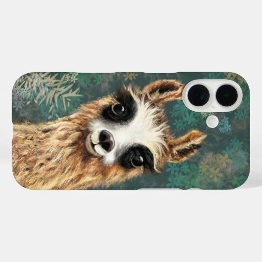 Coques Case-Mate iPhone Llama - Smile (Verso (horizontal))