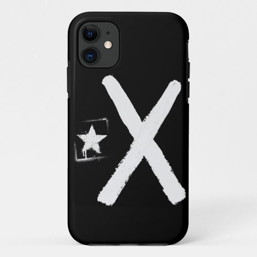 Coques Case-Mate iPhone Lliures ou morts (drapeau noir) (Dos)