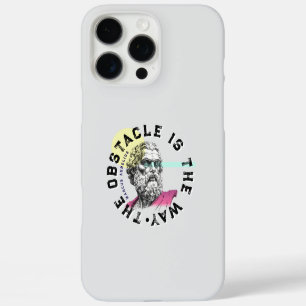 Coques iPhone 16 Pro Max L'Obstacle En Est La Voie - Citation De Marcus Aur