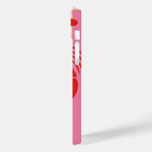 Coques Case-Mate iPhone Lobster Pop Bold Crustaceans on Candy Stripes (Verso / Gauche)