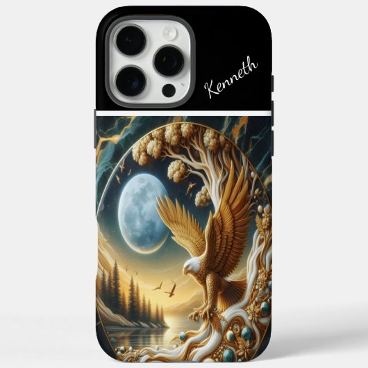 Coques Case-Mate iPhone L'océan paisible du guerrier de l'aigle (Verso)
