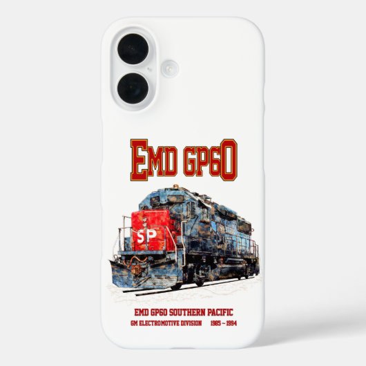 Coques Case-Mate iPhone Locomotive diesel EMD GP60 du Pacifique Sud (Verso)