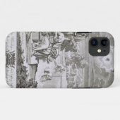 Coques Case-Mate iPhone L'oeil de Dieu observe la récolte, l'illustration (Dos (Horizontal))