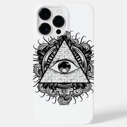 Coques Case-Mate iPhone L'oeil qui voit tous les Illuminati (Verso)
