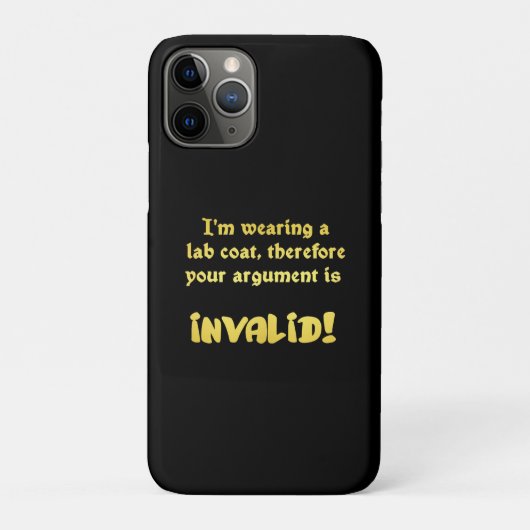 Coques Case-Mate iPhone Logique drôle de blouse de labo : le terminateur d (Dos)