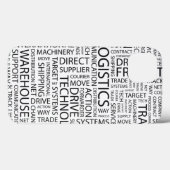 Coques Case-Mate iPhone LOGISTIQUE motif avec mots (Verso (horizontal))