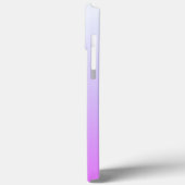 Coques Case-Mate iPhone Logo/Art/Photo, Code QR, Nom, Violet rouge dégrada (Verso / Gauche)