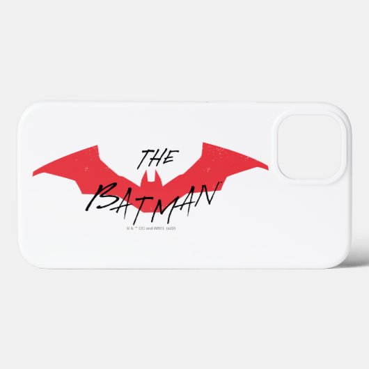 Coques Case-Mate iPhone Logo Batman manuscrit de chaume (Verso (horizontal))
