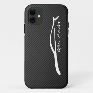Coque iPhone 11 Logo blanc de silhouette du coupé G35