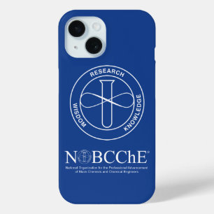 Coque Pour iPhone 15 Logo blanc NOBCChE