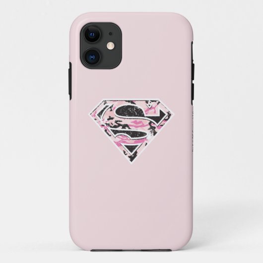 Coques Case-Mate iPhone Logo Camouflage Supergirl (Dos)