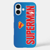 Coques Case-Mate iPhone Logo classique Superman Bold (Verso)