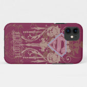 Coques Case-Mate iPhone Logo de bijoux Supergirl (Dos (Horizontal))