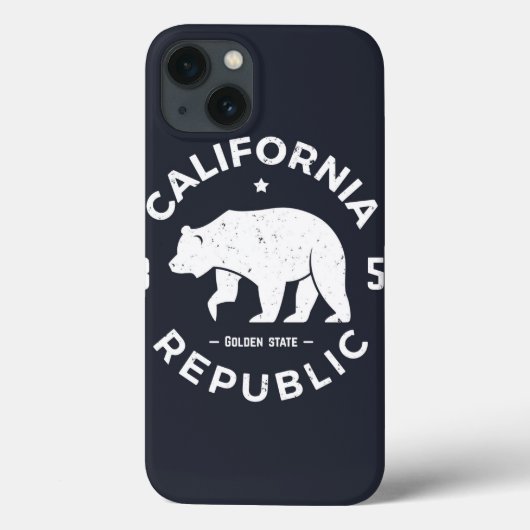 Coques Case-Mate iPhone Logo de Californie| L'État d'Or (Verso)