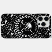 Coques Case-Mate iPhone Logo de golf design personnalisé (Verso (horizontal))