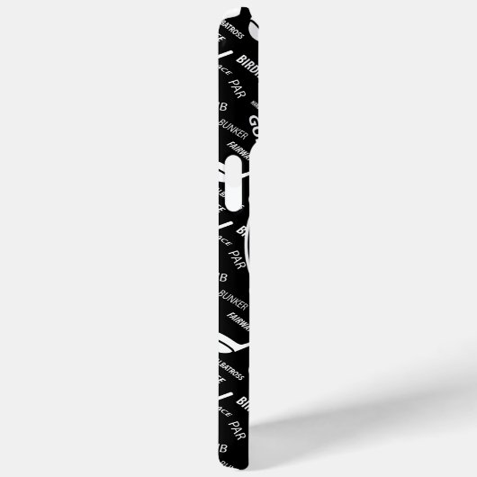 Coques Case-Mate iPhone Logo de golf design personnalisé (Verso / Droite)