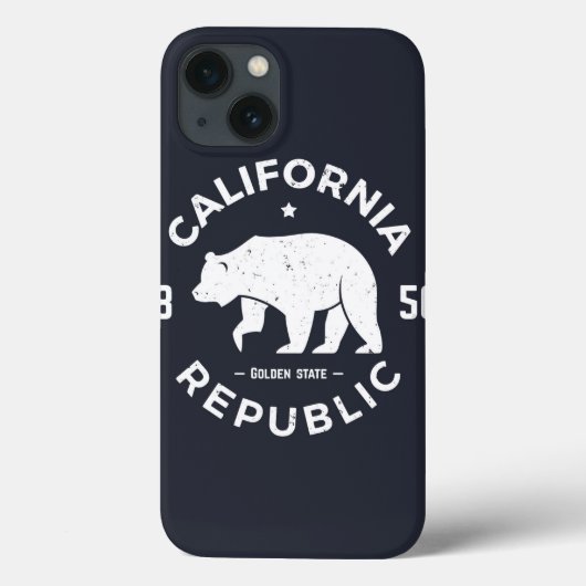 Coques Case-Mate iPhone Logo | de la Californie le Golden State (Verso)