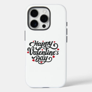 Coques iPhone 16 Pro Logo de la fête des Heureuses Saintes-Valentin