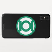 Coques Case-Mate iPhone Logo de la lanterne verte (Dos (Horizontal))