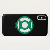 Coques Case-Mate iPhone Logo de lanterne verte 13 (Dos (Horizontal))