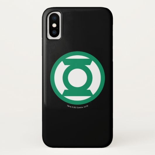 Coques Case-Mate iPhone Logo de lanterne verte 13 (Dos)