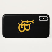 Coques Case-Mate iPhone Logo de Long Beach State (Dos (Horizontal))