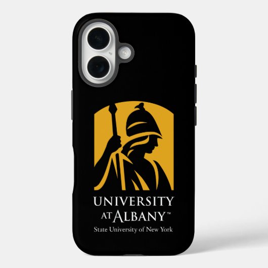 Coques Case-Mate iPhone Logo de l'Université d'Albany (Verso)