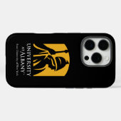 Coques Case-Mate iPhone Logo de l'Université d'Albany (Verso (horizontal))
