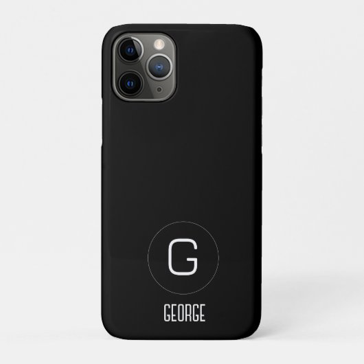 Coques Case-Mate iPhone Logo de nom personnel personnalisable (Dos)