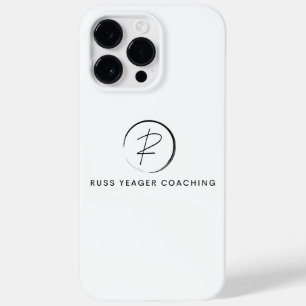 Coque Pour Pour iPhone 14 Pro Max Logo de signature de coaching de Russ Yeager