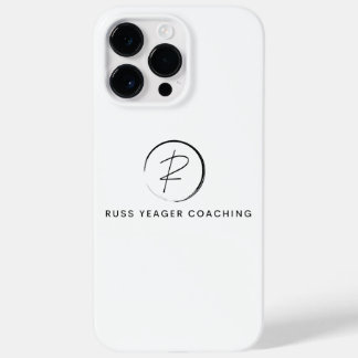 Coque Pour Pour iPhone 14 Pro Max Logo de signature de coaching de Russ Yeager