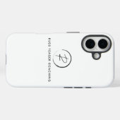 Coques Case-Mate iPhone Logo de signature de coaching Russ Yeager (Verso (horizontal))