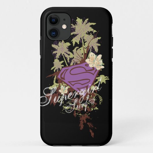 Coques Case-Mate iPhone Logo de surf de Supergirl (Dos)