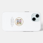 Coques Case-Mate iPhone Logo d'entreprise Marqué Coque-Mate personnalisé (Verso (horizontal))
