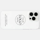 Coques Case-Mate iPhone Logo d'entreprise Marqué Moderne Simple (Verso (horizontal))
