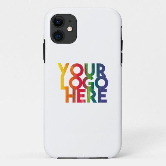Coques Case-Mate iPhone Logo d'entreprise simple blanc (Dos)