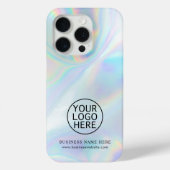 Coques Case-Mate iPhone Logo d'entreprise simple Iridescente Employés Swag (Verso)