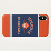 Coques Case-Mate iPhone Logo des Cavaliers de Virginie | Basket-ball (Dos (Horizontal))