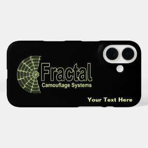 Coques iPhone 16 Logo des systèmes de camouflage fractal