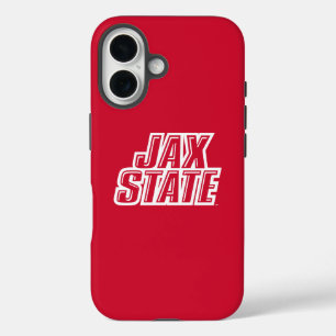 Coques iPhone 16 Logo d'état de Jacksonville State University JAX S