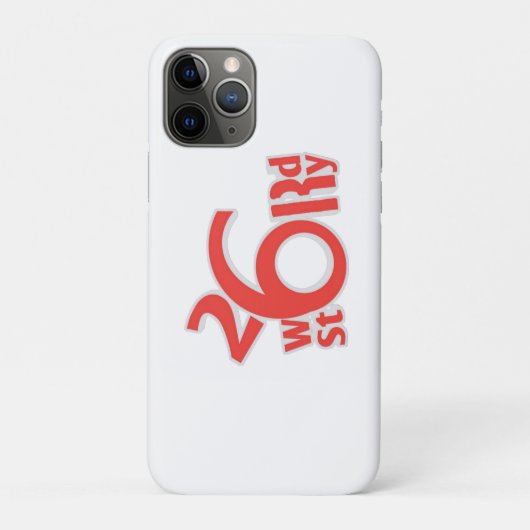 Coques Case-Mate iPhone logo d'histoire de 26 mots (Dos)