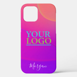 Case-Mate iPhone Case Logo DIY, photo d'art Formes colorées incurvées No